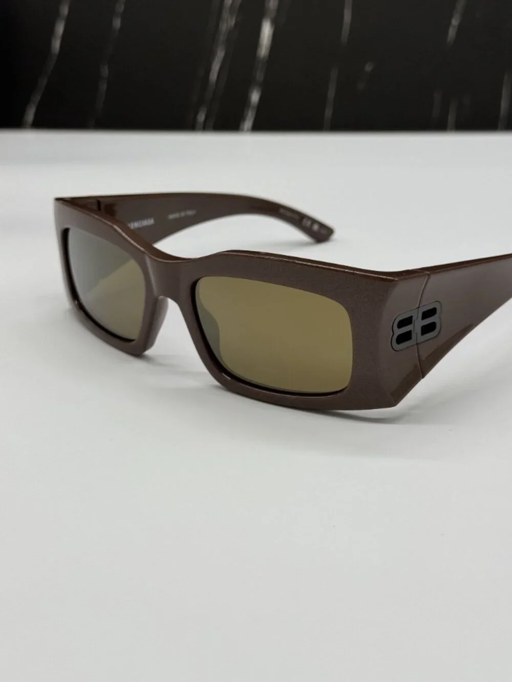 NEW BALENCIAGA BB0291S 006 BROWN WOMEN SUNGLASSES BALENCIAGA EYEWEAR - Picture 6 of 9